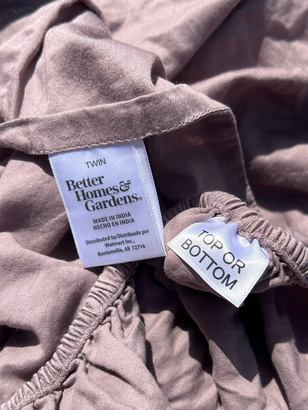 Twin Sheet Set Cotton Purple Better Homes